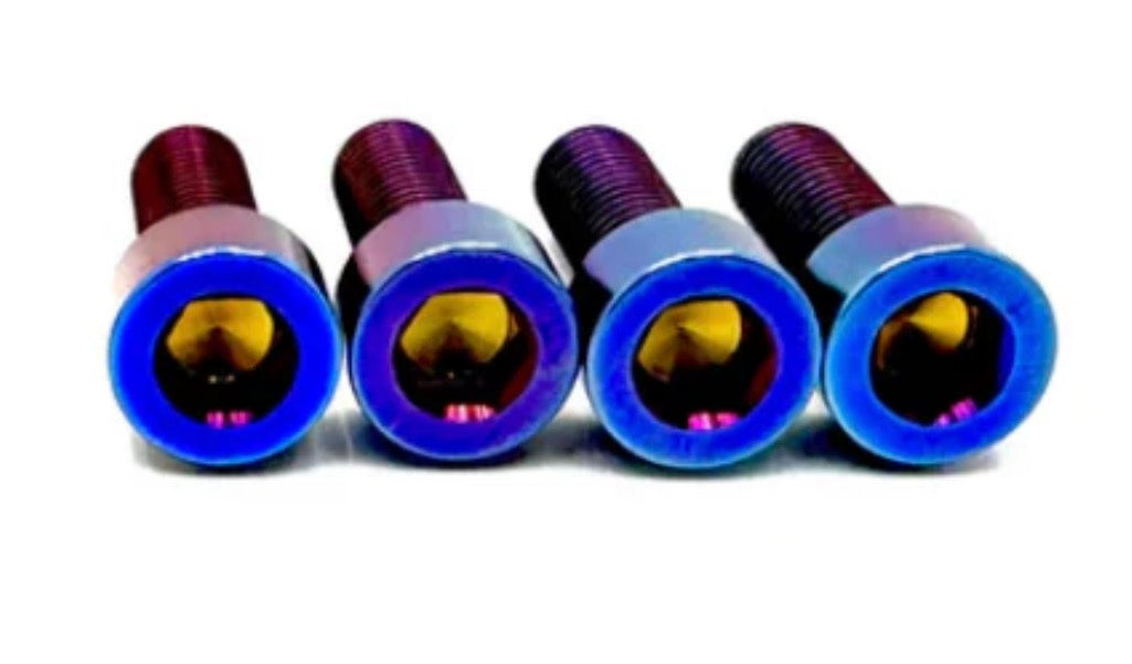 Super 73 triple clamp titanium (set of 4)